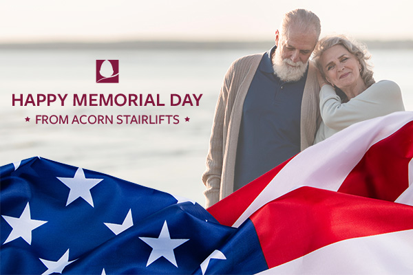 Memorial Day Weekend 2022—How Acorn Protects Your Freedom with Our Stairlift Service